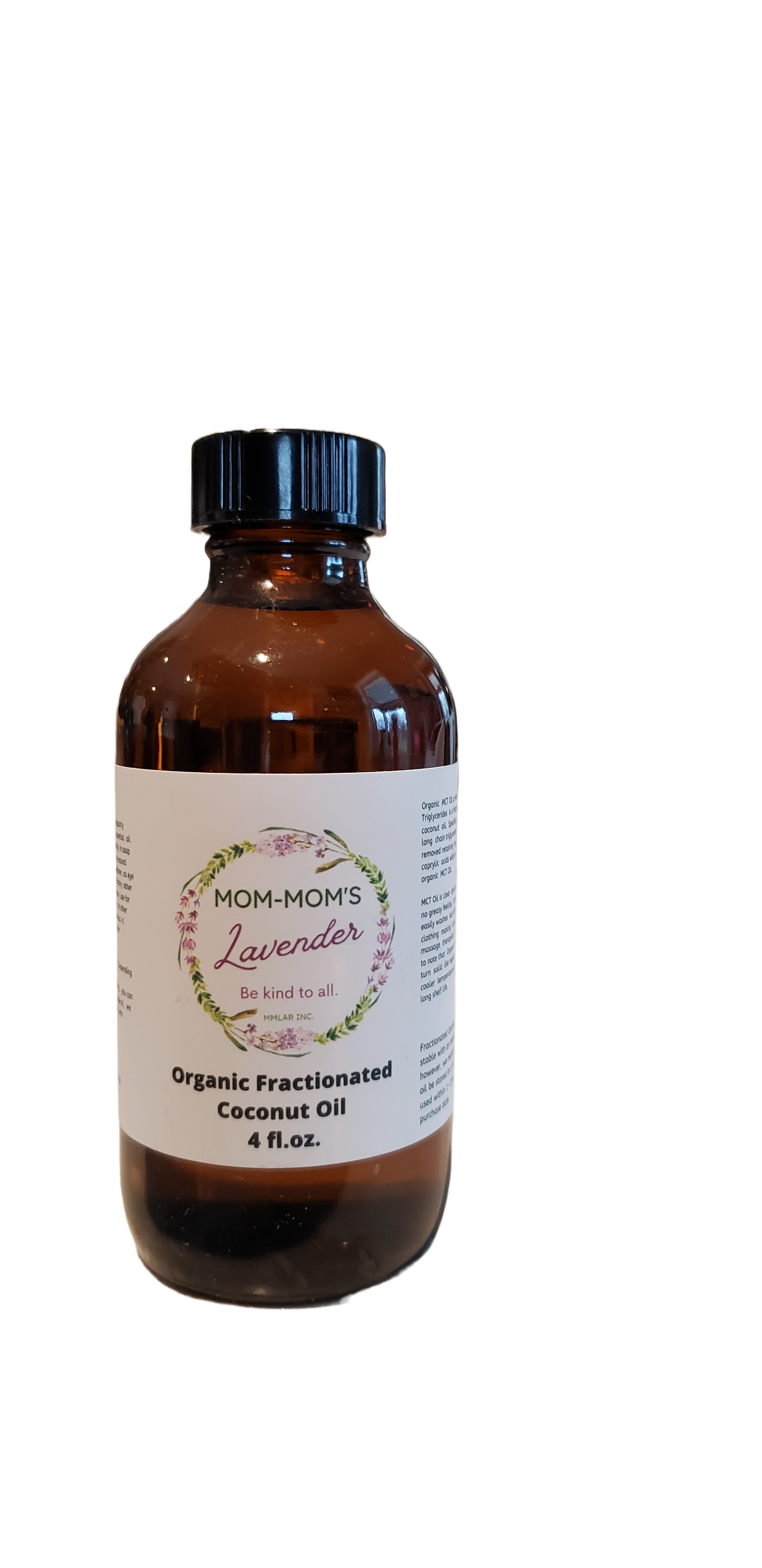 Certified Organic Fractionated Coconut Oil (MCT - Medium Chain Triglycerides)